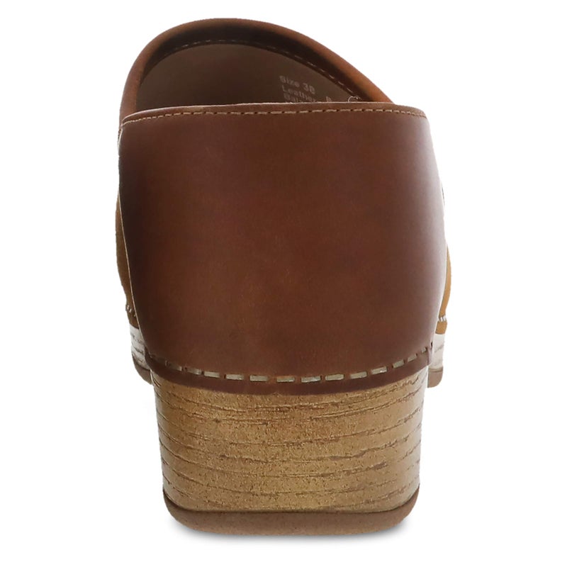 Dansko Brenna Tan Slip On Clogs for Women â€“ Memory Foam and Arch Support for All -Day Comfort and Support â€“ Lightweight EVA Oustole for Long-Lasting Wear Tan Burnished Suede 11.5-12 M US - Image 5